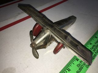 Vintage Tin Friction Prop Plane Airplane Spirit Of St.  Louis?