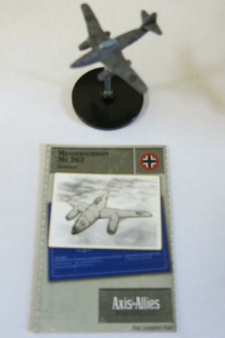 Axis & Allies Miniatures Reserves 26 Messerschmitt Me 262 R With Card