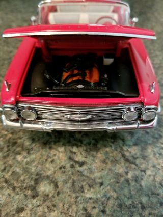 Franklin 1960 Chevrolet Impala Convertible Red 1:24 3