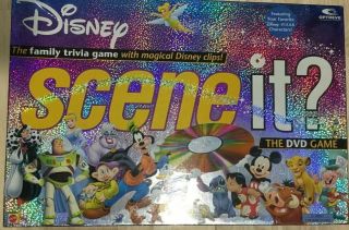 Mattel Scene It Disney 1st Edition Dvd 2004 Board Game