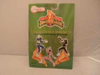 1993 Vintage Power Rangers Collectable Magnets Set Of 3