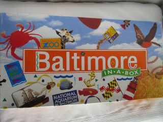 Late For The Sky Baltimore In A Box Board Game Complete