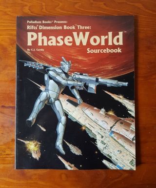 1995 Rifts Dimension Book Three Phase World Sourcebook Palladium Books Megaverse