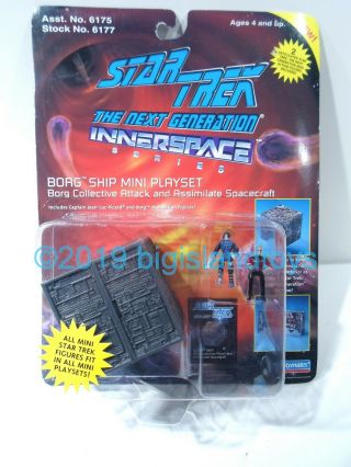 Star Trek The Next Generation Playmates Toys 1994 Innerspace Borg Cube Ship