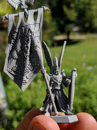 Aelves / High Elves Battle Standard Bearer - Warhammer / Age of Sigmar WFB 5