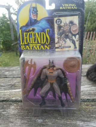 Legends Of Batman Viking Batman 1995 Kenner Nip Vintage