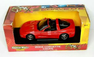 Chevrolet Corvette Coupe 1:18 Die Cast Metal 2003 50th.  Anniversary