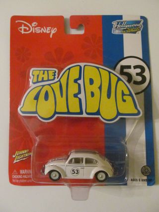 Johnny Lightning - Hollywood On Wheels - The Love Bug - - Some Wear