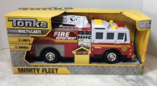 Tonka Mighty Fleet Fire Truck Lights And Sounds Toys -