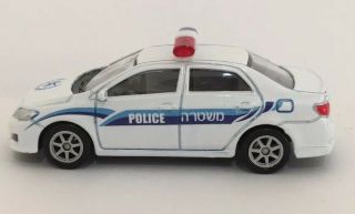 Custom Welly 1:60 1:64 Toyota Corolla Israel State Police Car Diecast Loose