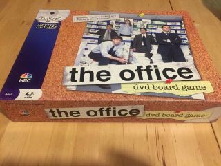 The Office Dvd Board Game Complete 2008 Pressman Nbc Dunder Mifflin 100 Complet
