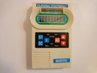 Classic Football Mattel Handheld Electronic Game 2000