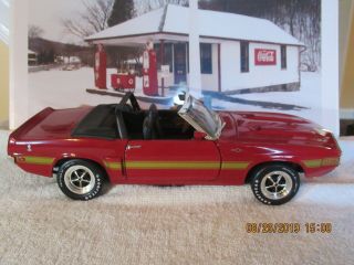 Ertl American Muscle 1:18 Die Cast 1969 Shelby Gt - 500 Red Collectors Edition