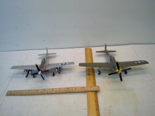 2 Diecast P - 51 Mustangs/1 - By Liberty Classic,  Other Unmarked