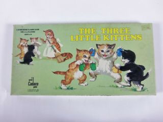 1978 Cadaco Games The Three Little Kittens Board Game