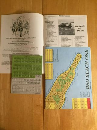 Decision ' s Strategy & Tactics 142 with Tarawa Red Beach One UNPUNCHED 3