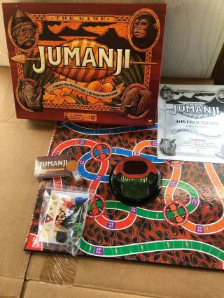 Jumanji Box Board Game Full Sized Cardinal 2017 Edition,