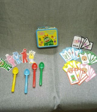 Yo Gabba Gabba Party In My Tummy Card Game In Mini Lunchbox Complete