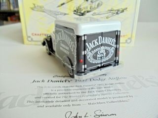 Diecast Jack Daniels 1937 Dodge Airflow Delivery Truck Matchbox Collectible 4