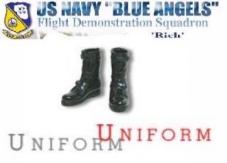 1:6 Scale Dragon Blue Angels Us Navy F/a - 18 Fighter Pilot Boots 70182_k