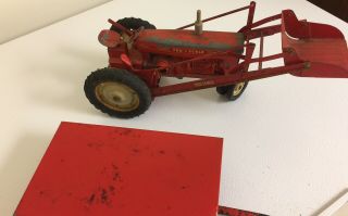 Tru Scale Tractor With Front End Loader And Flat Bed Trailer 3
