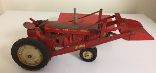 Tru Scale Tractor With Front End Loader And Flat Bed Trailer 5