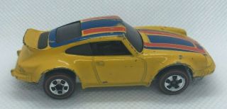FANTASTIC Hot Wheels RED LINE Porsche P - 911 Yellow Herfy’s 1974 Made Hong Kong 3