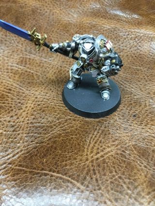 Warhammer 40k Grey Knight Terminator With Storm Bolter Gw Metal Oop