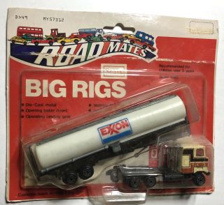 Road Mates Big Rigs Exxon Tractor Trailer Truck By Sears Roebuck - Vintage