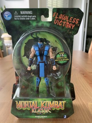 Mortal Kombat Klassic Sub Zero 4 Inch Action Figure Jazwares Item 13203