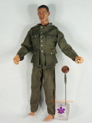 1:6 Action Figure Ww2 German Wehrmacht Artillery Officer Uniform Suit Da176