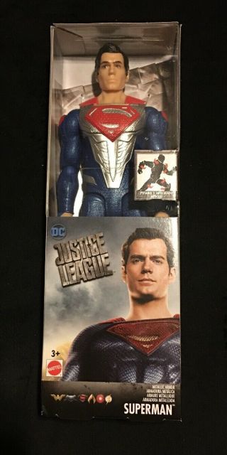 Superman Metallic Armor Dc Justice League 12 " Figure