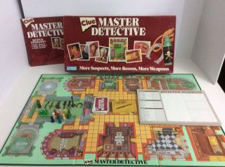 Vintage 1988 Clue Master Detective Board Game Parker Brothers Complete