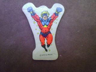 1975 Amsco Marvel World Adventure Playset Captain Marvel Superhero