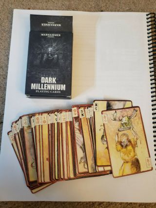 Playing Card Package Net Warhammer 40k Dark Millennium Playing Cards Near Unplayed | #9769299