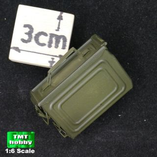 1:6 Scale Soldier Story Wwii Us Infantry Henry Ss059 - Metal Ammunition Box