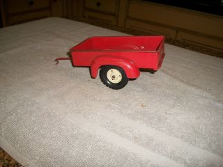 Vintage Tru - Scale Metal Toy Trailer In Very Good Cond