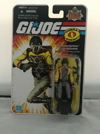 Gi Joe Cobra Python Patrol Crimson Guard Elite Trooper Figure 25th Anniversary