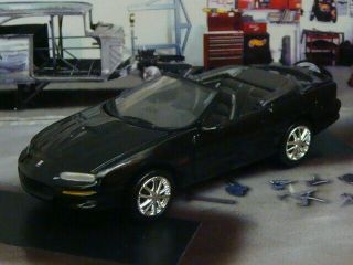 Black On Black 2002 02 Chevrolet Camaro Ss Convertible 1/64 Scale Limited Edit R