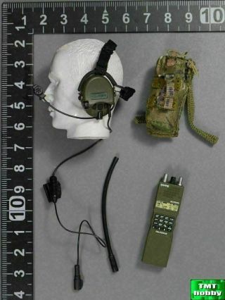 1:6 Scale Easy & Simple 26014 Fbi Hrt - Dominator Headset & Prc - 152 Radio Set