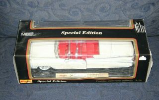 Maisto 1:18 Special Edition 1959 Cadillac Eldorado Biarritz White Convertible