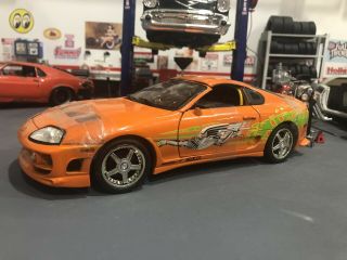 Racing Champions Ertl The Fast And The Furious 1995 Toyota Supra 1/18 Junk/parts