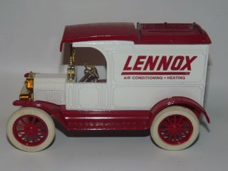 Ertl Diecast Metal 1913 Ford Model T Van Lennox Ac & Heating Richardson Texas