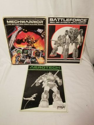 Battletech Mechwarrior,  Aerotech,  & Battleforce,  : Rpg Fasa 1607 Rpg