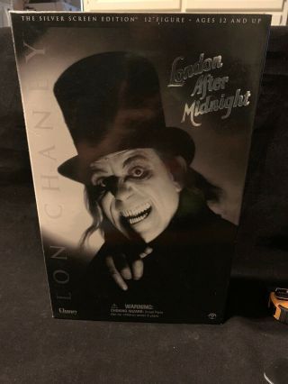 Lon Chaney London After Midnight 12” Figure Sideshow Silver Screen Edition