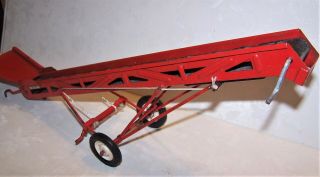 Vintage Tru Scale Red Grain Elevator,  Plow,  and Sickle Bar Mower 4