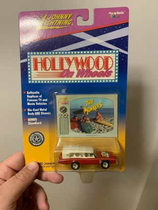 Johnny Lightning Hollywood On Wheels The Monkees Mobile Nib Die Cast Car