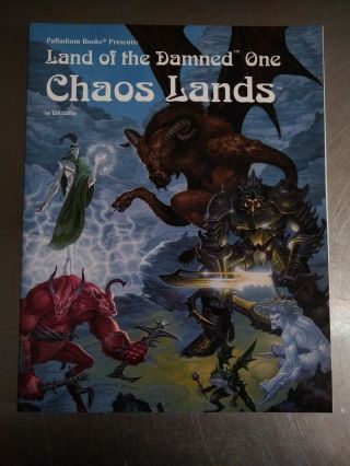 Chaos Lands - Land Of The Damned One - Palladium Fantasy - Bill Coffin - Sc 2001