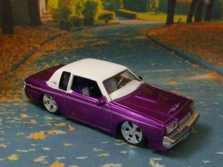 Slammed 1987 87 Buick Regal T - Type Turbo Coupe Lowrider 1/64 Scale Limited Edt X