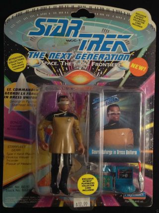 5 " Star Trek The Next Generation Figure - Laforge In Dress Uniform - Playmates